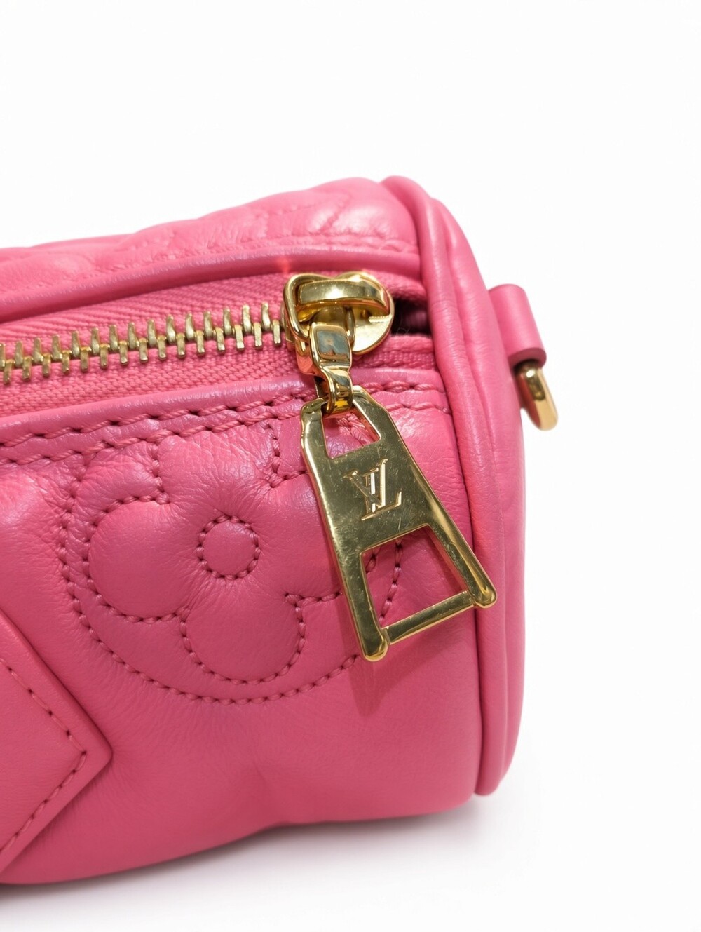 LOUIS VUITTON DRAGON FRUIT CALFSKIN PAPILLOM BB - Picture 10 of 11